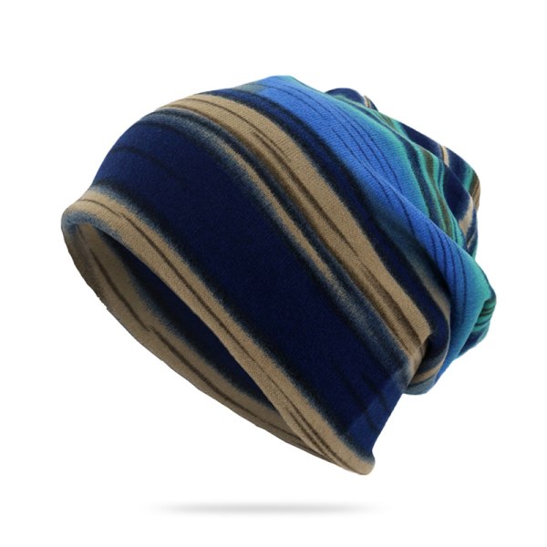 Nytt mode kvinnor Mjuk hatt Vår Höst Varma mössor utomhus C Blue onesize