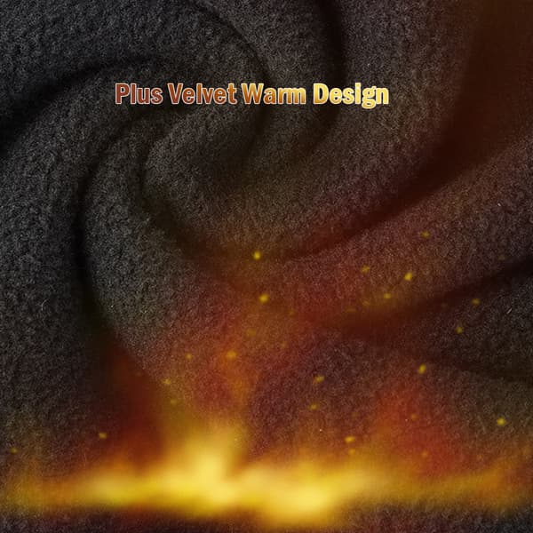 Utendørs vinterhansker Vanntette Moto Resistant Touch Non-slip Black M