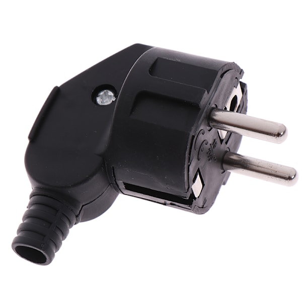 Eu AC Power Adapter Socket 16A 250V Connector Kabel Elektrisk Black One Size