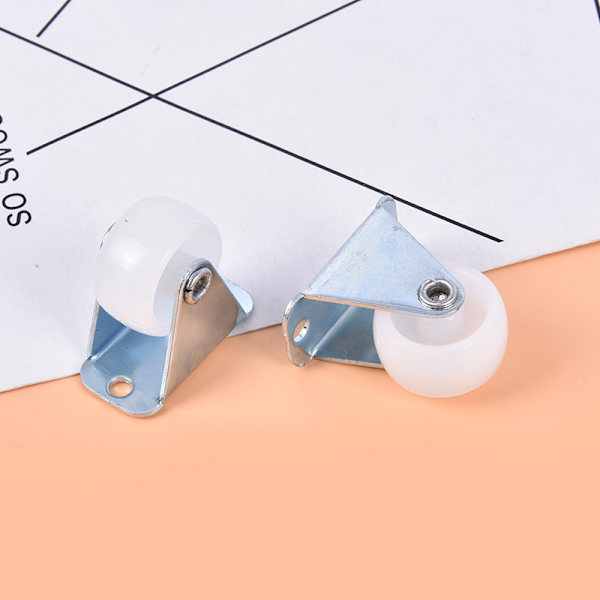 Universal 1" Möbelhjul Hjul Vit PP Nylon One White 1''