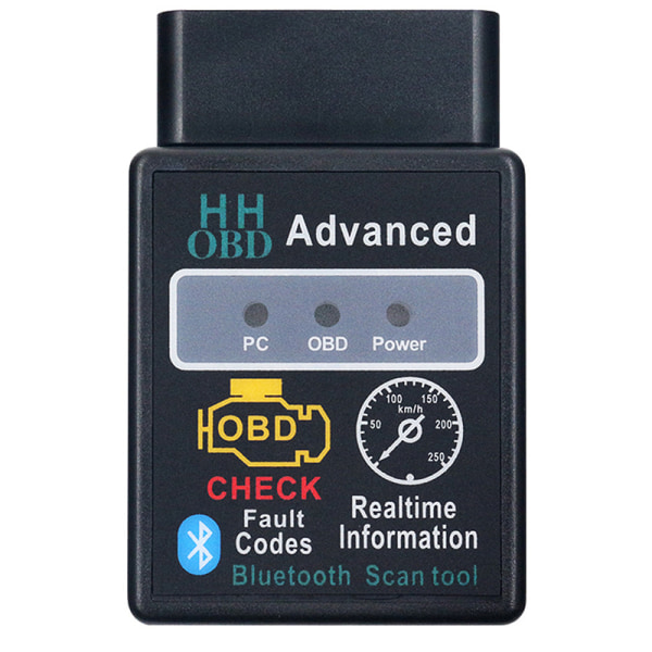 HH OBD V2.1 Bluetooth Automotive Fault Detector ELM327 OBD2 Bil A onesize