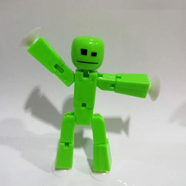 2 stk Random Color Stikbot Animasjonsleker Shed Dolls with Suck Random 2 pcs