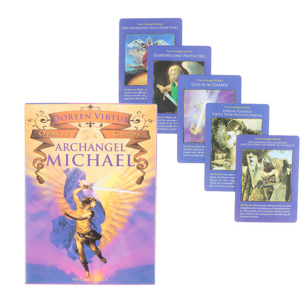 Erkeengelen Michael Oracle-kort Tarot-kort Party Prophecy Divin Multicolor one size