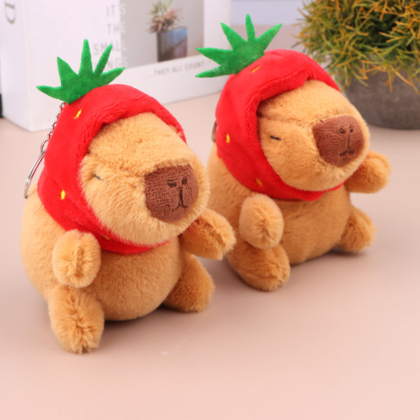 e Capybara pehmolelu marsunukke riipus avaimenperä laukku auto K A 1Pc