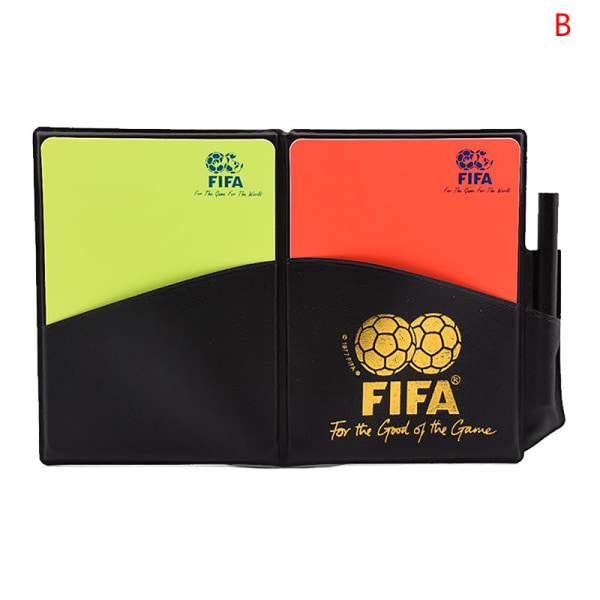 Fotball Soccer Referee Card Set Advarsel Referee Red and Yello color B one size