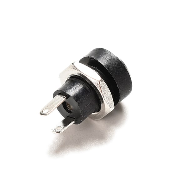 1 st Vattentät 5,5 x2,1 mm DC-uttag Power Plug hona Mon Black 1pc