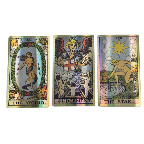 Tarot of Smith Waite Holographic Board Games Divination Table G Multicolor one size