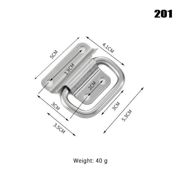 Cabinet Flight Case Solid Furniture Hardware Folding Handle For Silver A1