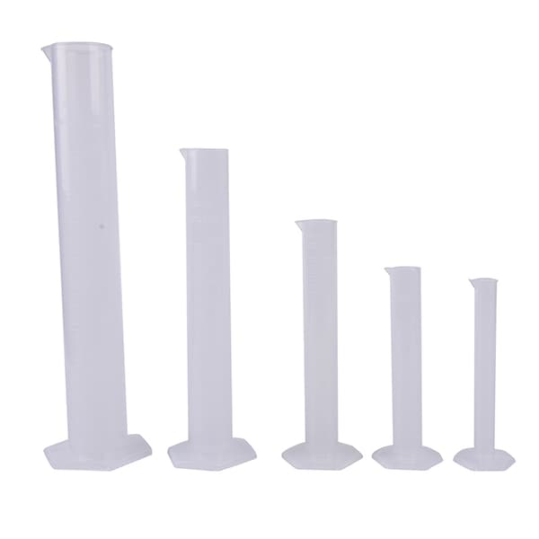 10/25/50/100/250 ML Plast målecylinder Laboratorietest G Clear 100mL