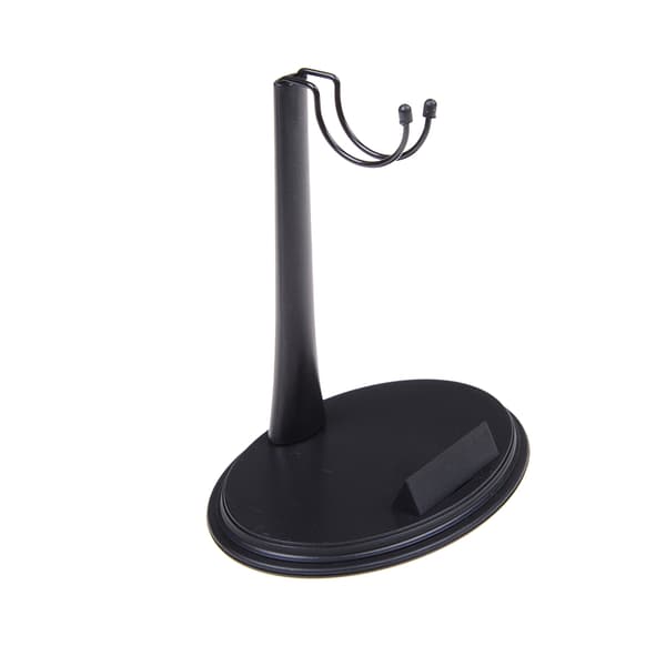 1/6 Skala Action Figur Bas Display Stativ U Typ för heta leksaker Black 1pc