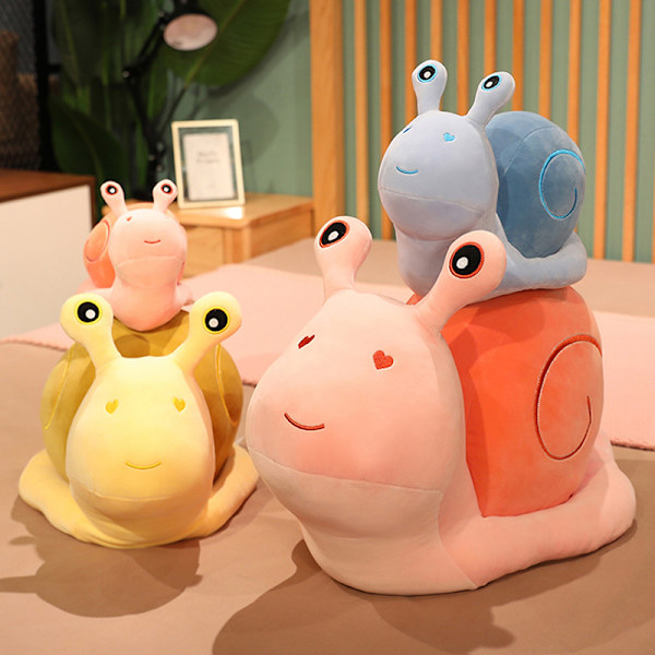 Etanat Pehmolelut Eläintyynyllä täytetty pehmeä Kawaii Snail Doll Pink one size