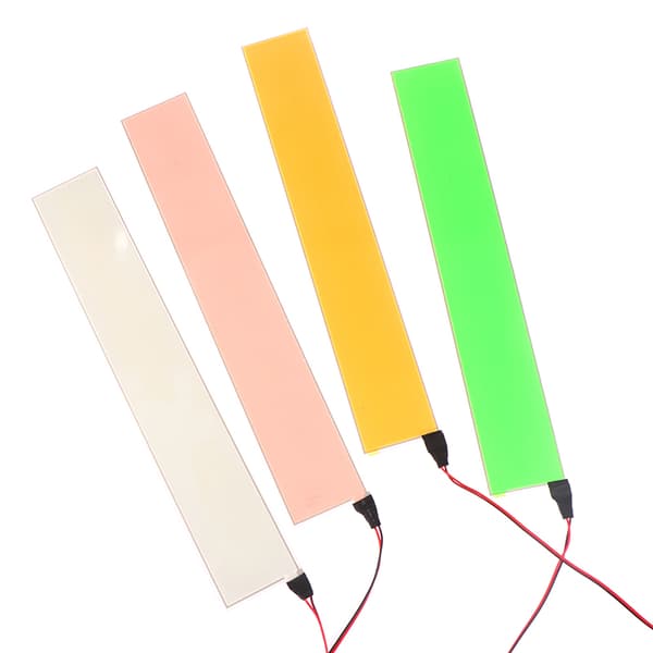 Fleksibel EL Light Panel Elektroluminescerende Baklys Strip Lam Red 1Pc