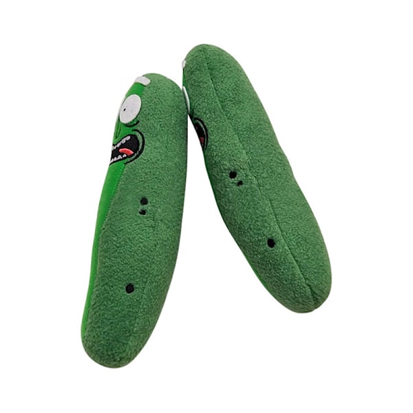 3st e Pickle Rick 20cm Plysch fylld docka Rolig mjuk kudde Fa Green 3pcs