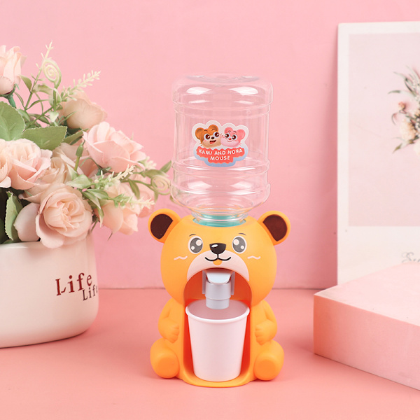 Mini vattendispenser för barn Present eWater Juice Milk Drinki Orange Comparable bear