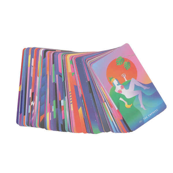 78kpl/ set Mystic Mondays Tarot Deck Modern Mystic Tarotille Multicolor One Size