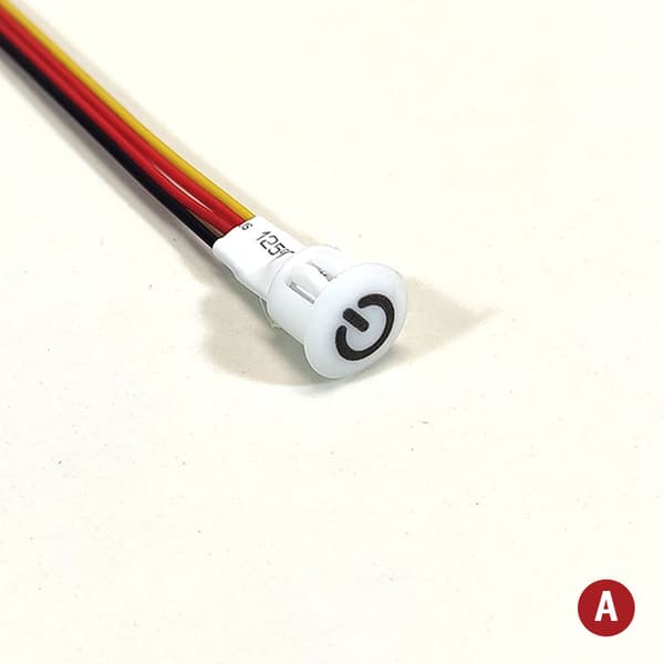 Smart Home Touch Sensor-knapp Dimbar kontroller 13 mm bryter Muticolor A