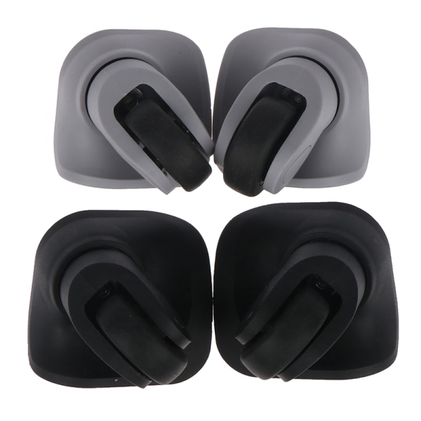1 par A08 resväska Bagagebyte Hjul Swivel Mute Dua 4（small gray）