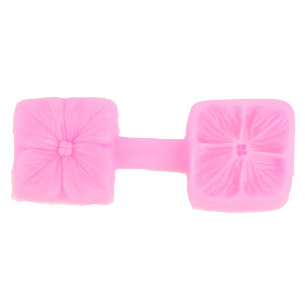 3D Blomma Form Fondant Tårta Dekorationsverktyg Bakform A