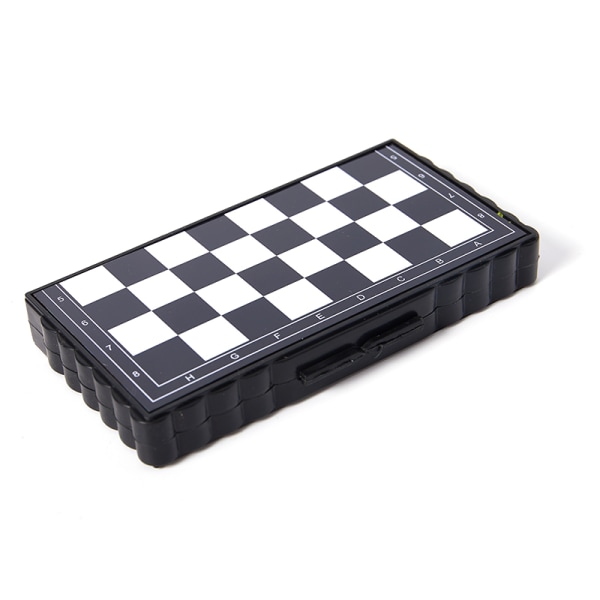 32kpl Mini Set Taittuva muovinen shakkilauta kotiin ulkona Po A one size