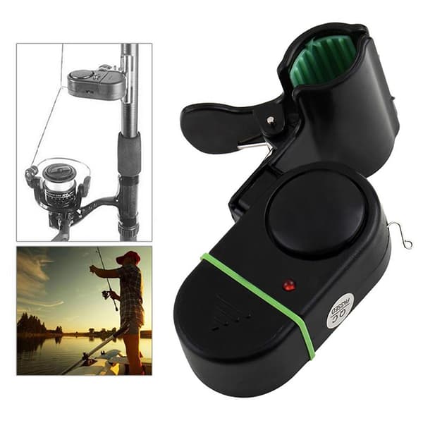 Electronic Bite Fish Alarm Bell onkivapatanko / LED-valo A onesize