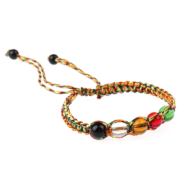 Justerbar indviet Feng Shui Fem Elementer af Naturen Armbånd One Size
