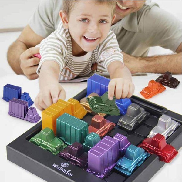 Funny Rush Hour Traffic Jam Game Reservedele Logic Game Kids ligence Onesize