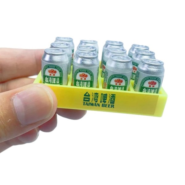 1Set 1:6 Dollhouse Miniature Beer CAN Mini Drink Bottle W/Box K A one size