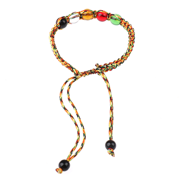 Justerbar indviet Feng Shui Fem Elementer af Naturen Armbånd One Size