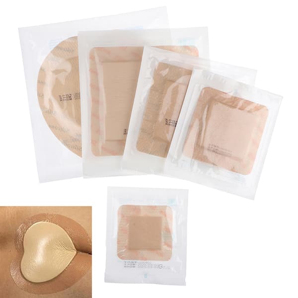 Silikone Gel Sårforbinding Klæbende Bandage Til Liggesår Tryk 10*10cm