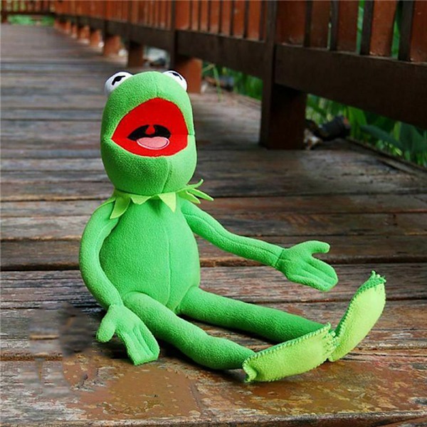 40 cm Kermit Frøen Sesame Street Muppet ONE ITEM Full Body Do one size