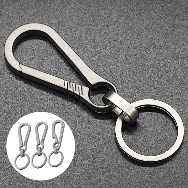 Titaanisoljet ulkokäyttöön työkalu Titaaniseoksesta avaimenperä Tiraania Silver 80cm