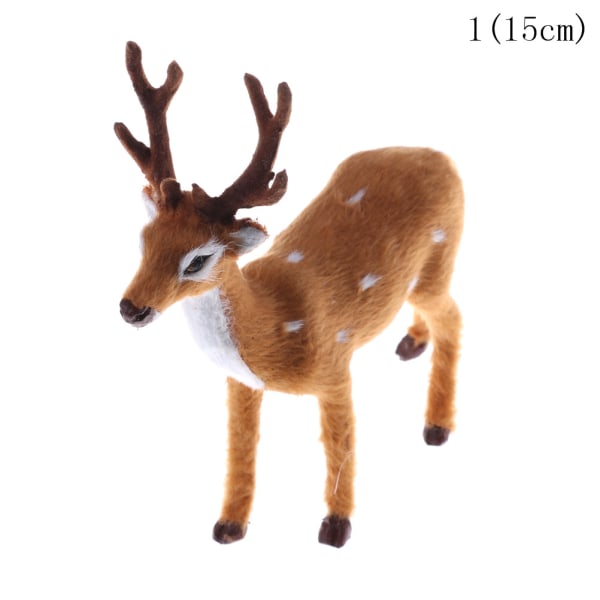 Joulusimulaatio Pehmo Poro Xmas Hirvi Pehmolelu Uusi vuosi 0 25cm