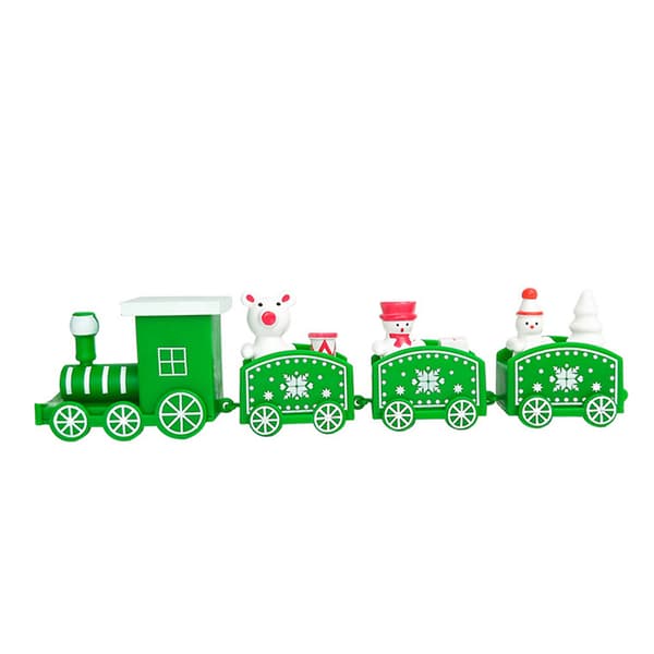 2022 Christmas Train Ornaments Net Celebrity Train Ornaments Ch Red one size