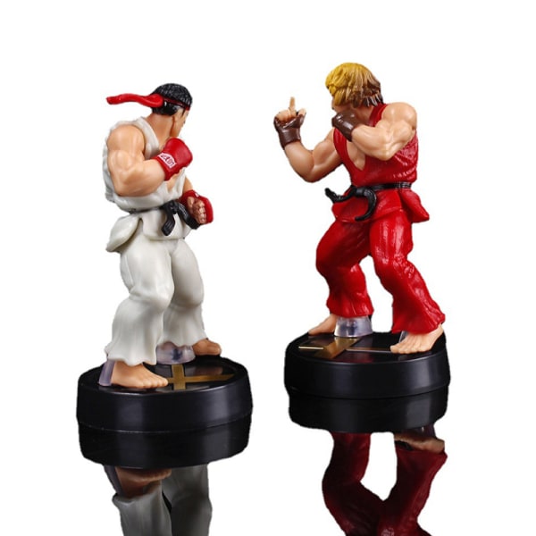 Anime Action Figur PVC Toys og Street Fighter Game Dolls Room D White One Size