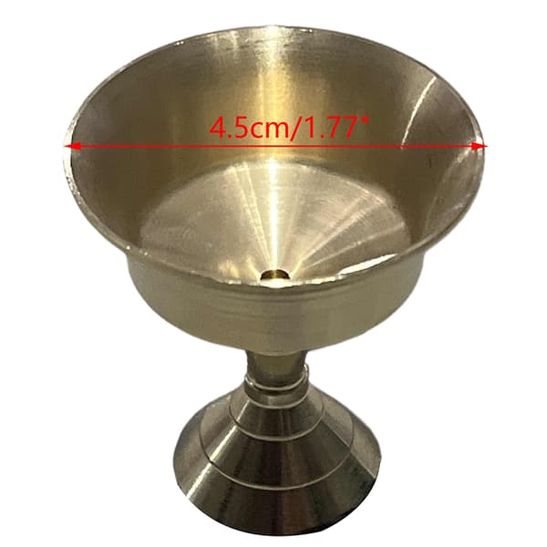 1 STK Lysestaker Kobber Smørlampeholder Lang Lampe Lysestake M