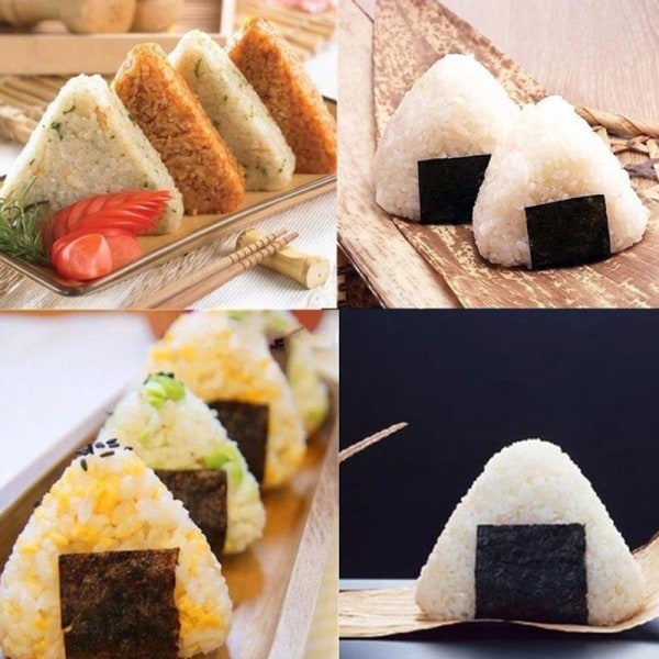 2 kpl Tee-se-itse Sushi- mold Onigiri-riisipallo-puristinmuoto Sushi- mold DI one size