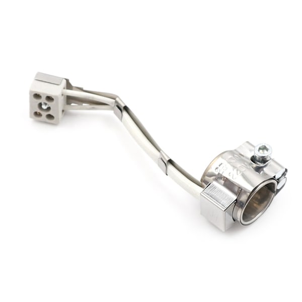 220V 25 mm x 30 mm metallskruvfäste flexibel glimmerbandvärmare S White one size