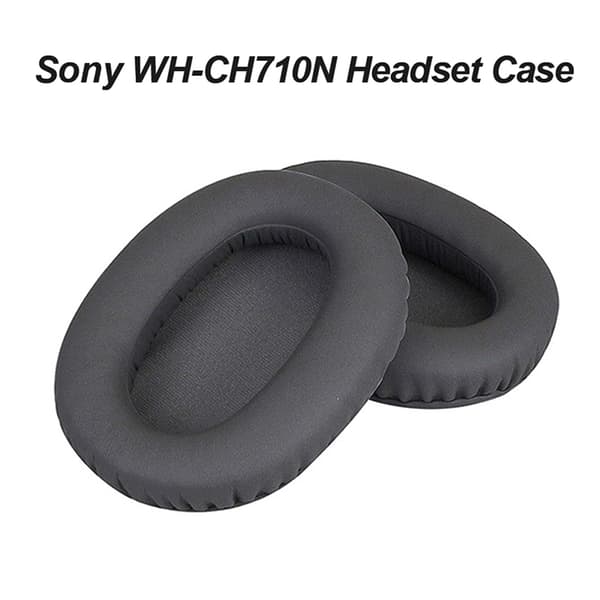1 par universelle erstatnings øreputer øredeksler for WH-CH710N Black 1Pair