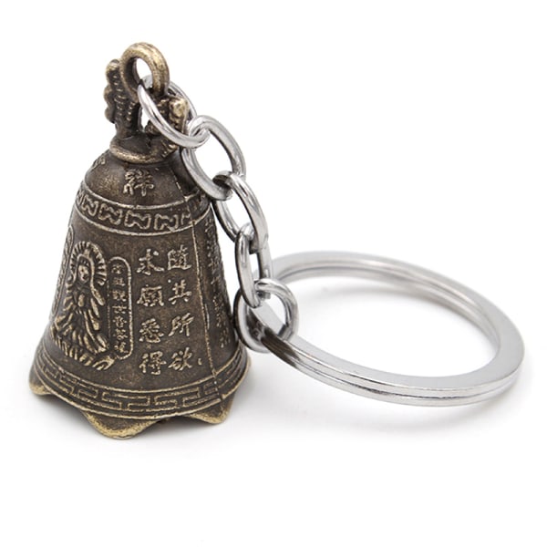 Antik Bell Mini Skulptur Pray Guanyin Buddha Bell Shui Feng Brown onesize