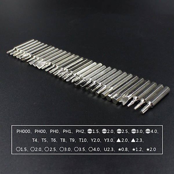 Creative 32 i 1 Set Precision Mini Magnetic Bits Kit Green 32 in 1