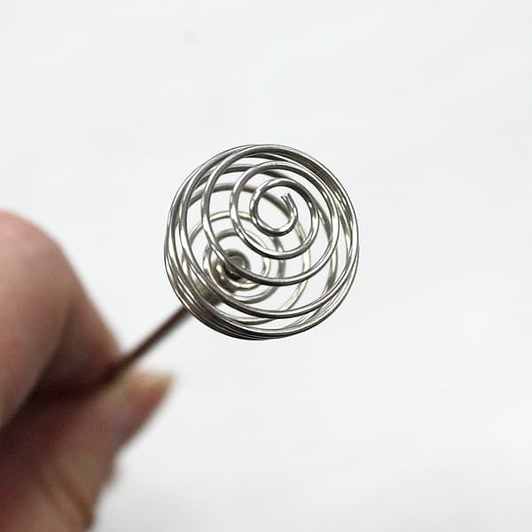Rustfrit stål Honey Dipper Swizzle Spoon Stick Egg Beater Mix