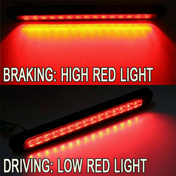 15 LED-förseglade släpvagnar Truck&Lorry Stop Bakre Stop Reverse Red One Size