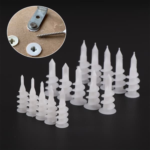 20 st självborrande plastgipsankare självborrande och I 13x42mm
