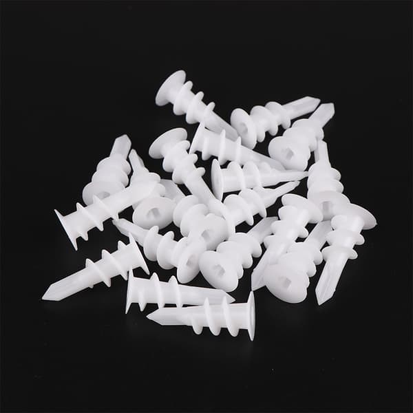 20 stk. selvborende plastgipsankre selvborende og I 13x42mm