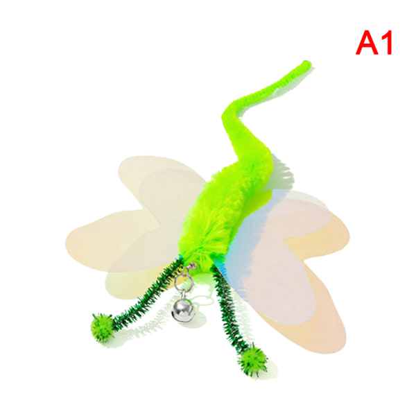 Cat Teaser Wand Refill Rolig Butterfly Kitten Teaser Stick Repl Multicolor A1