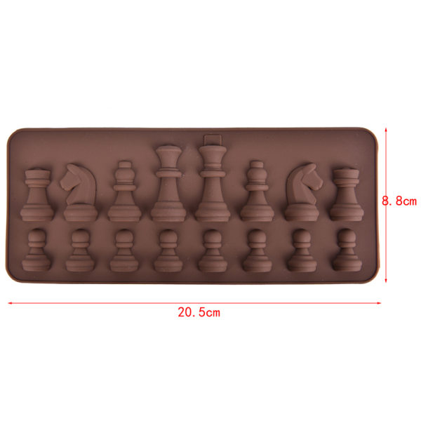 1 st Nya molds Gör-det-själv-tårtdekorationssats Brown one size