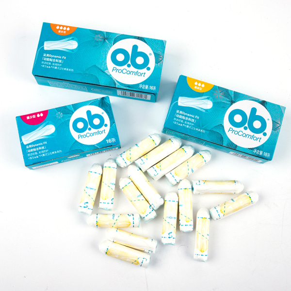 16kpl / set Pro Comfort Tampons (mini / tavallinen / super plus) Miesten blue Mini