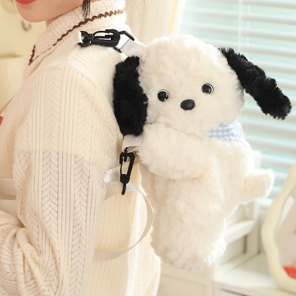 Plush Katt Axelväska Mjuk Valp Axelväska Pingvinväska W B