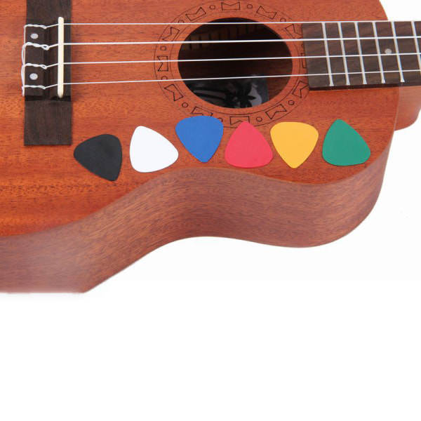 100 st ABS akustisk ukulele bas elektriska gitarrspel Plectrum 100pcs