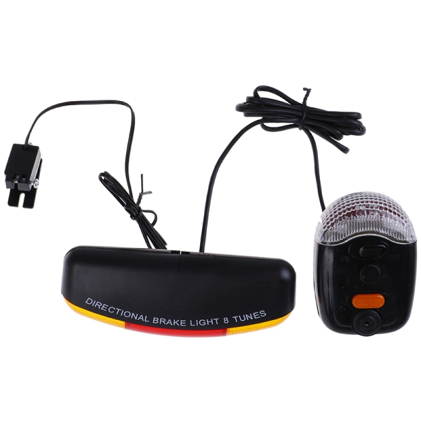 Alsidigt mountainbike blink + cykelbaglygte + Horn One Size One Size